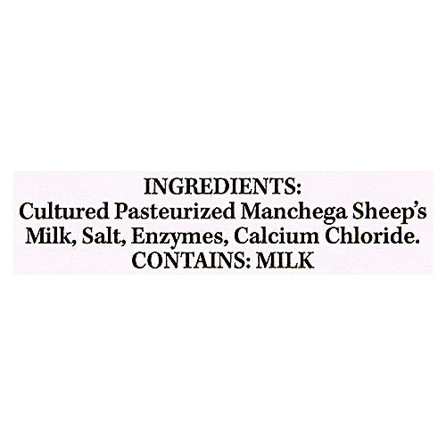 12 Month Manchego