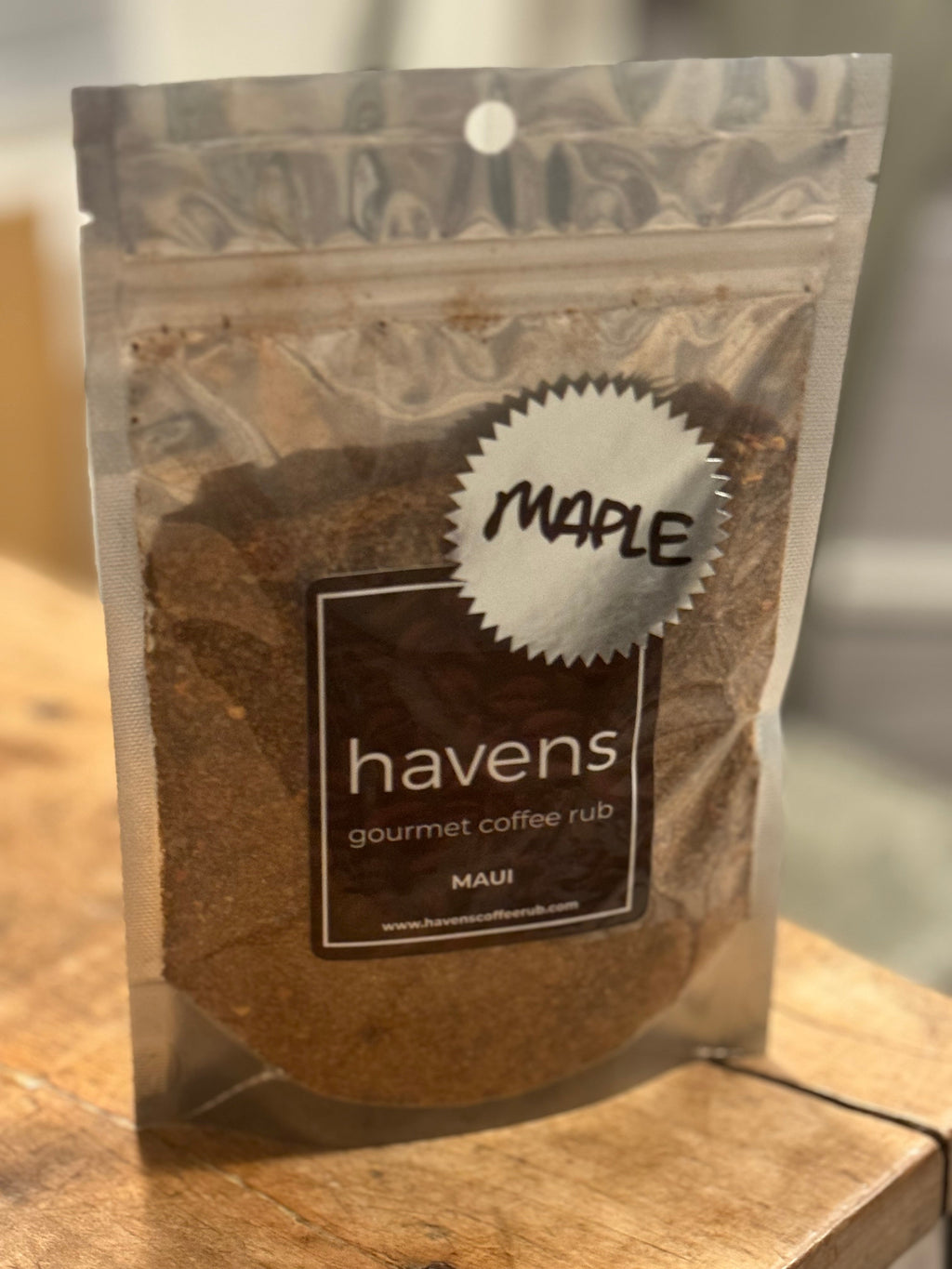 Maple Half Pound Havens Gourmet Coffee Rub