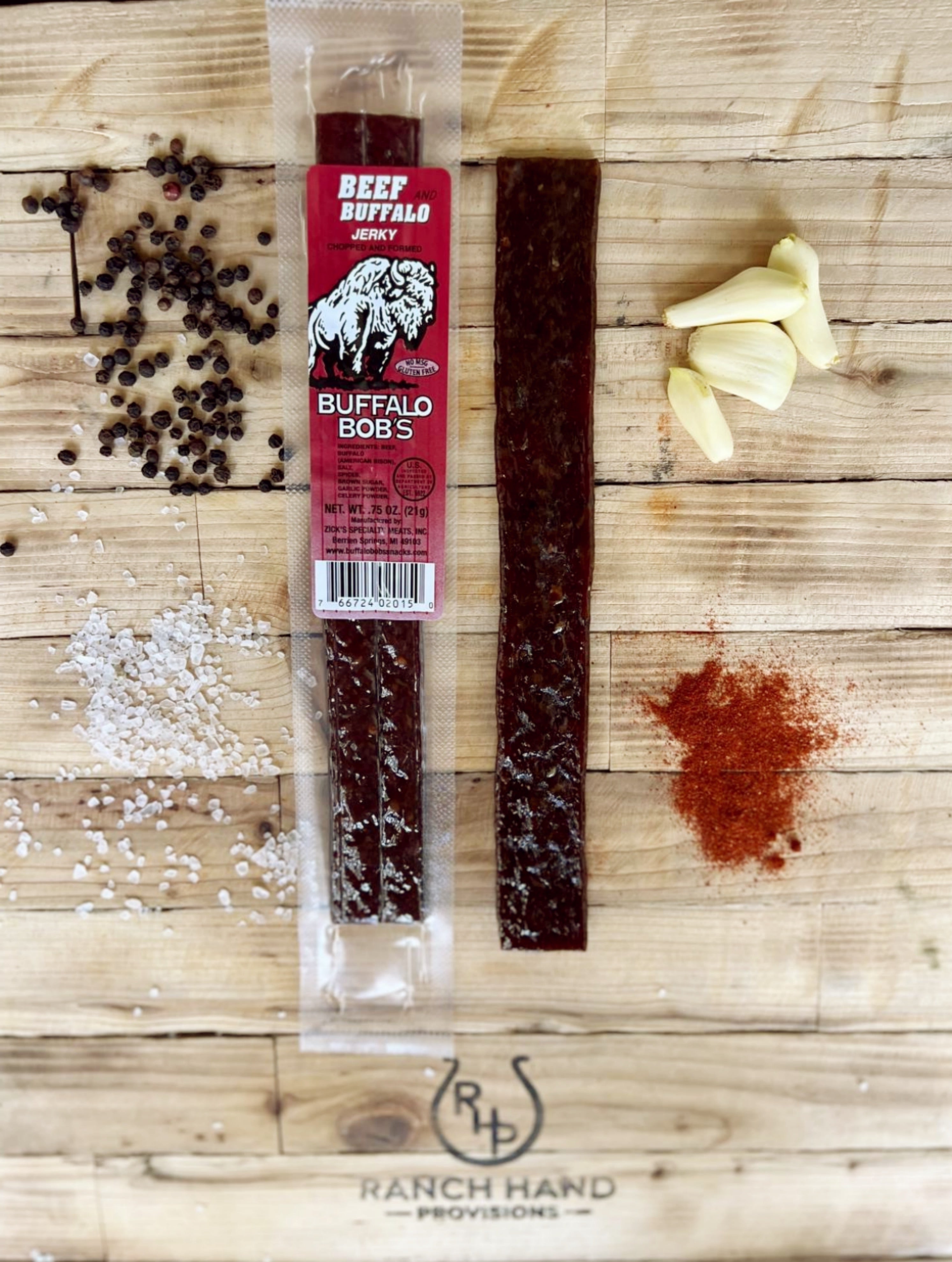 Buffalo Jerky (smoked)