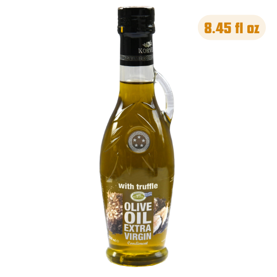 KORVEL Greek Extra Virgin Olive Oil with Truffle - 8.45 fl oz