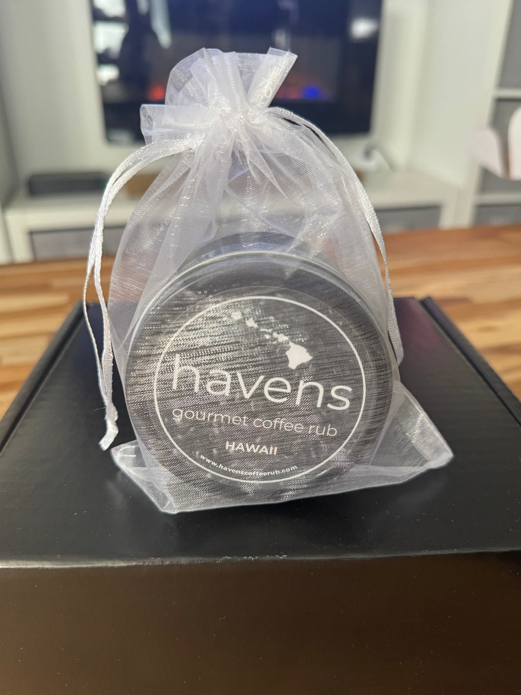 Hawaii Havens 5 oz Gourmet Coffee Rub Tin