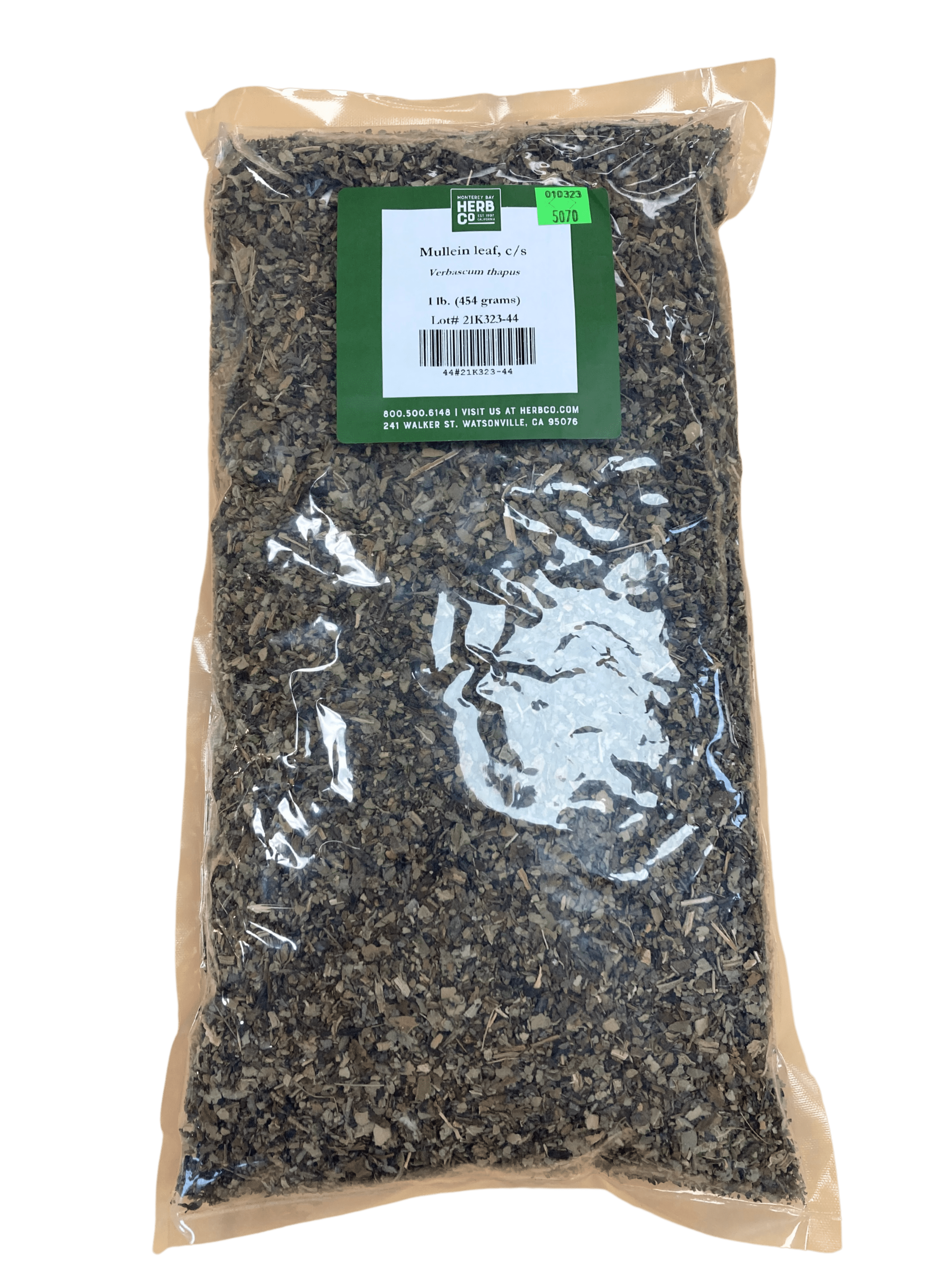 Mullein Leaf, Cut, Sifted