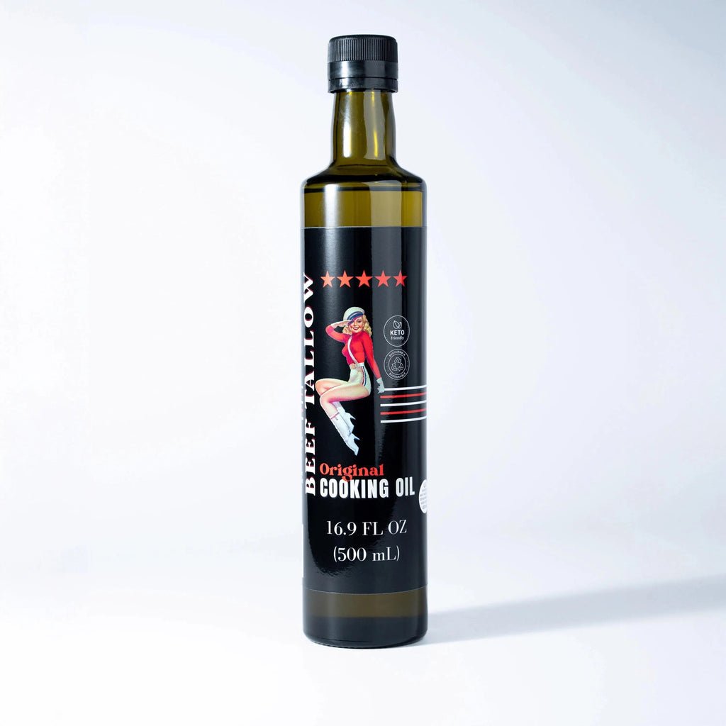Premium Grass-Fed Beef Tallow Cooking Oil - Restaurant-Proven | Choose Your Flavor