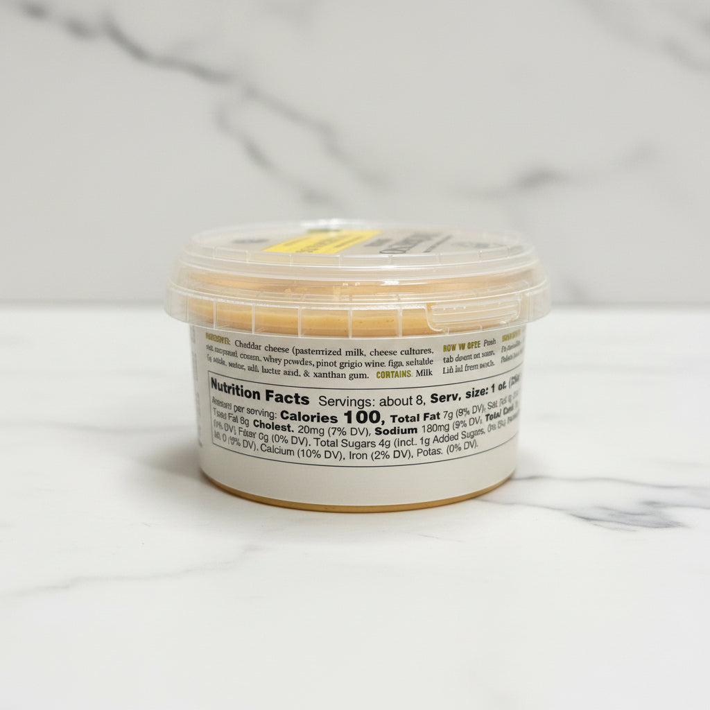 Pinot Grigio & Fig Cheese Spread