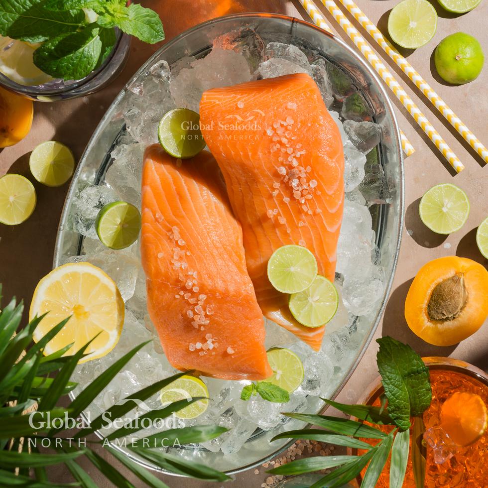 Fresh King Salmon Fillets – High-Quality Seafood