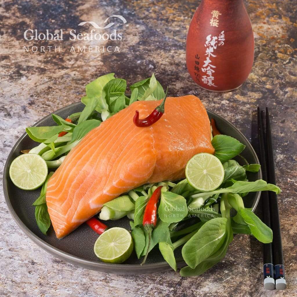 Fresh King Salmon Fillets – High-Quality Seafood