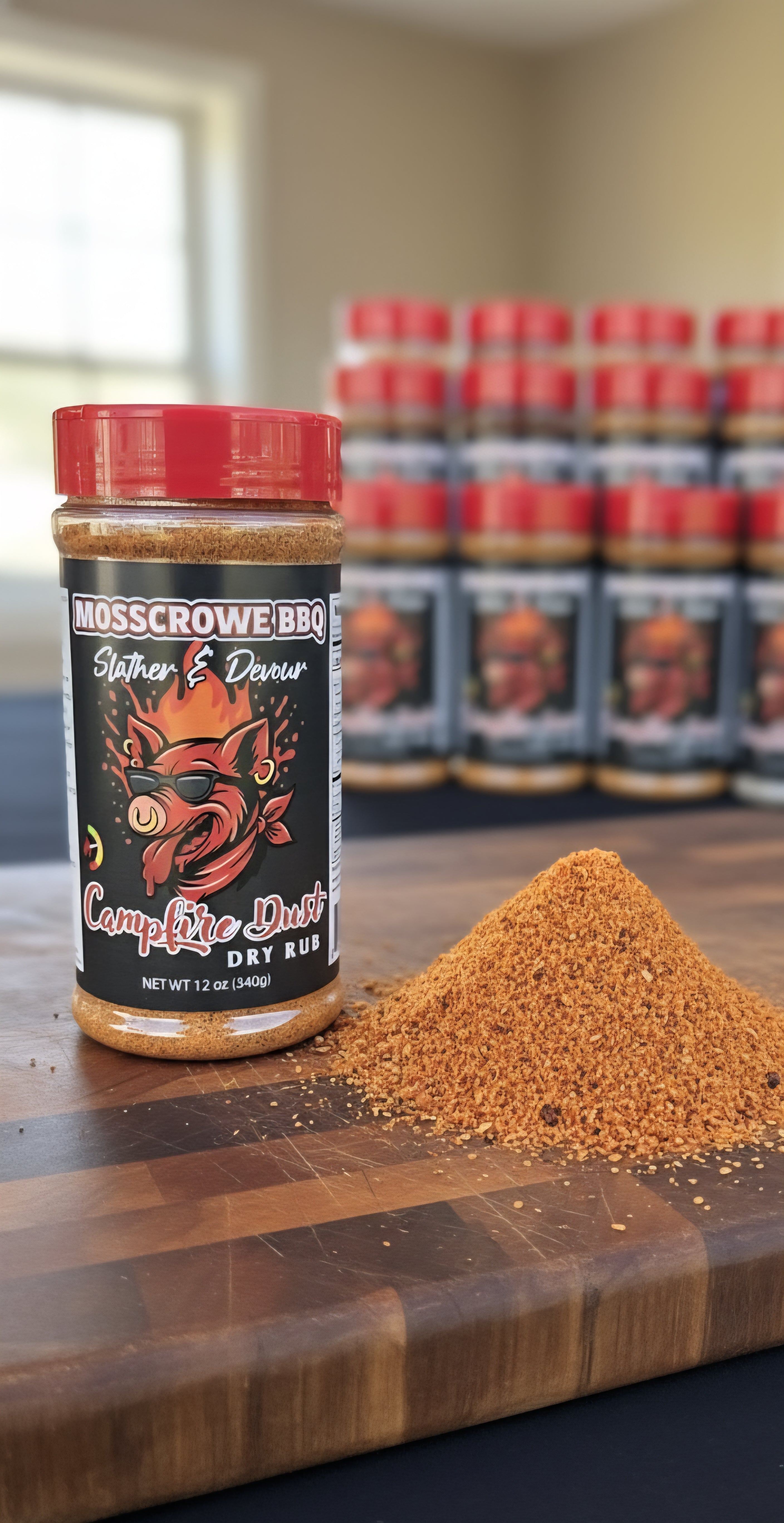 Campfire dust bbq rub